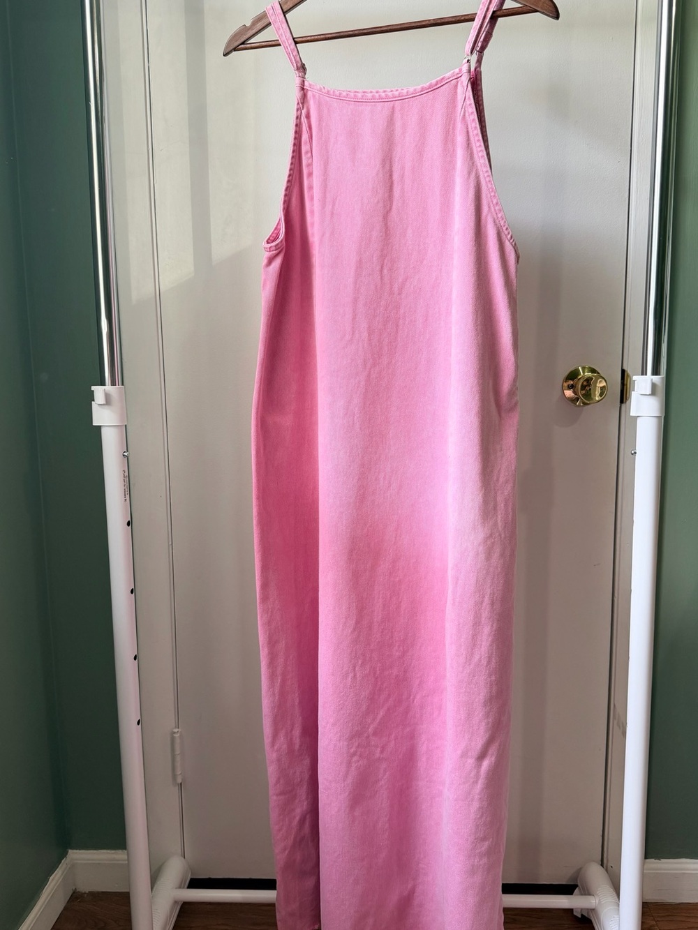 Monki Pink Sleeveless Maxi Dress-Size M